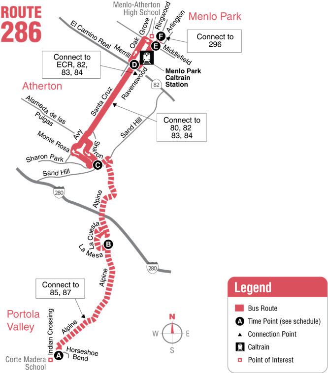 286 Map Route